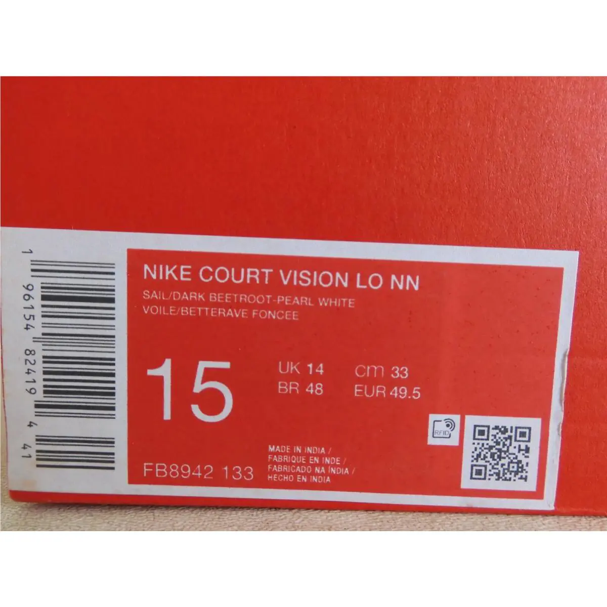 Nike shoes - Nike Court Vision Low - Court Vision Low - FB8942-133 - White (UPC: 196154824194) 3