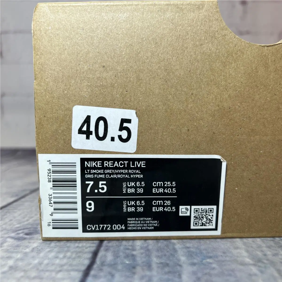 Nike shoes - Nike React Live - React Live - CV1772 004 - Gray 9