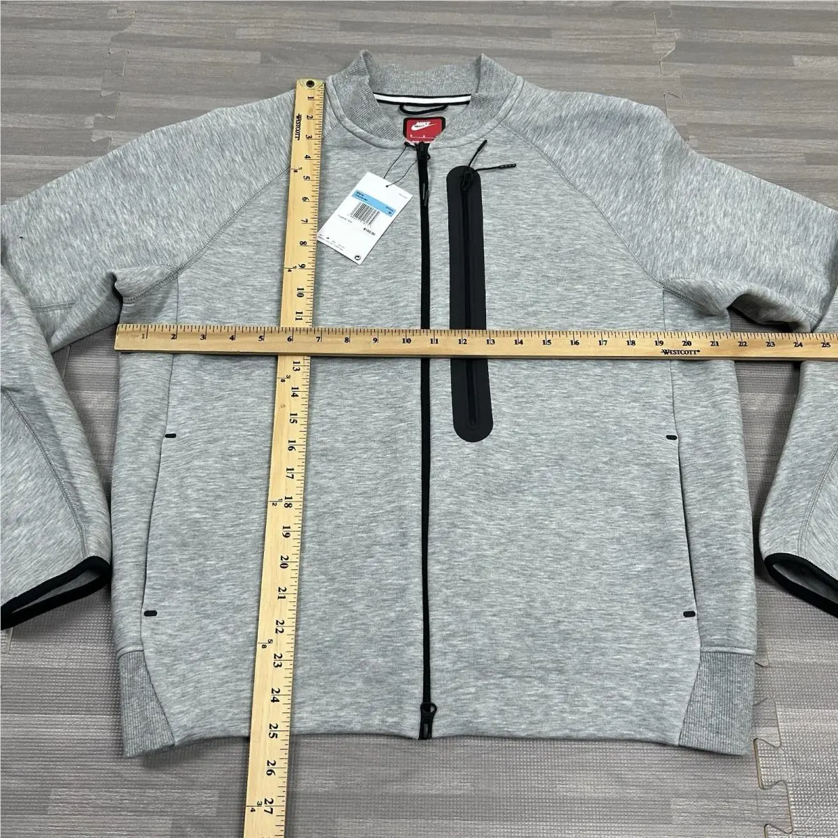 Nike clothing - Nike Tech Fleece Bonber Jacket - FB8008-010 FB8008063 - Gray 2