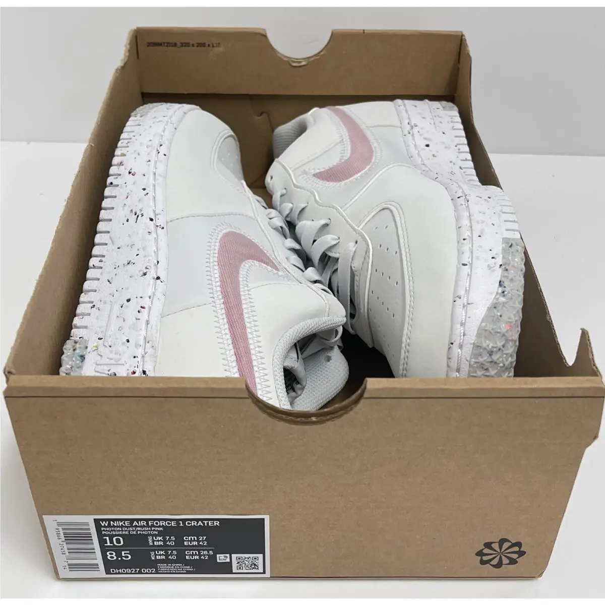 Nike shoes - Nike Air Force 1 CRATER - DH0927 002 - PINK PRIME (UPC: 195866274587) 7