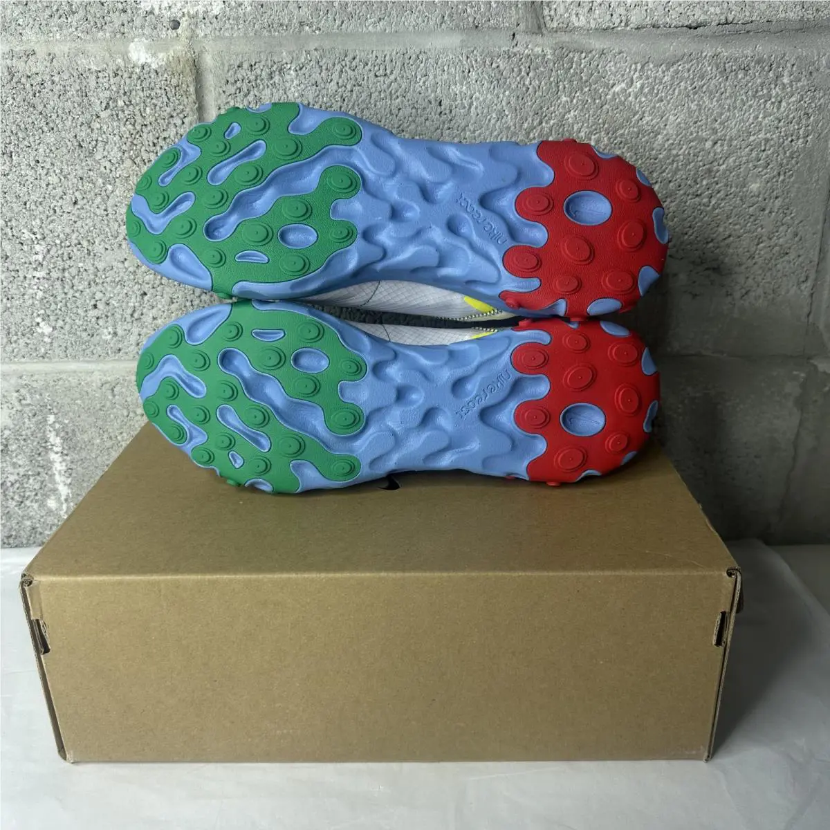 Nike shoes - REACT ELEMENT 55 - REACT ELEMENT - CT1142-800 - Guava Ice/Vast Grey-University Red-Lucid Green 3