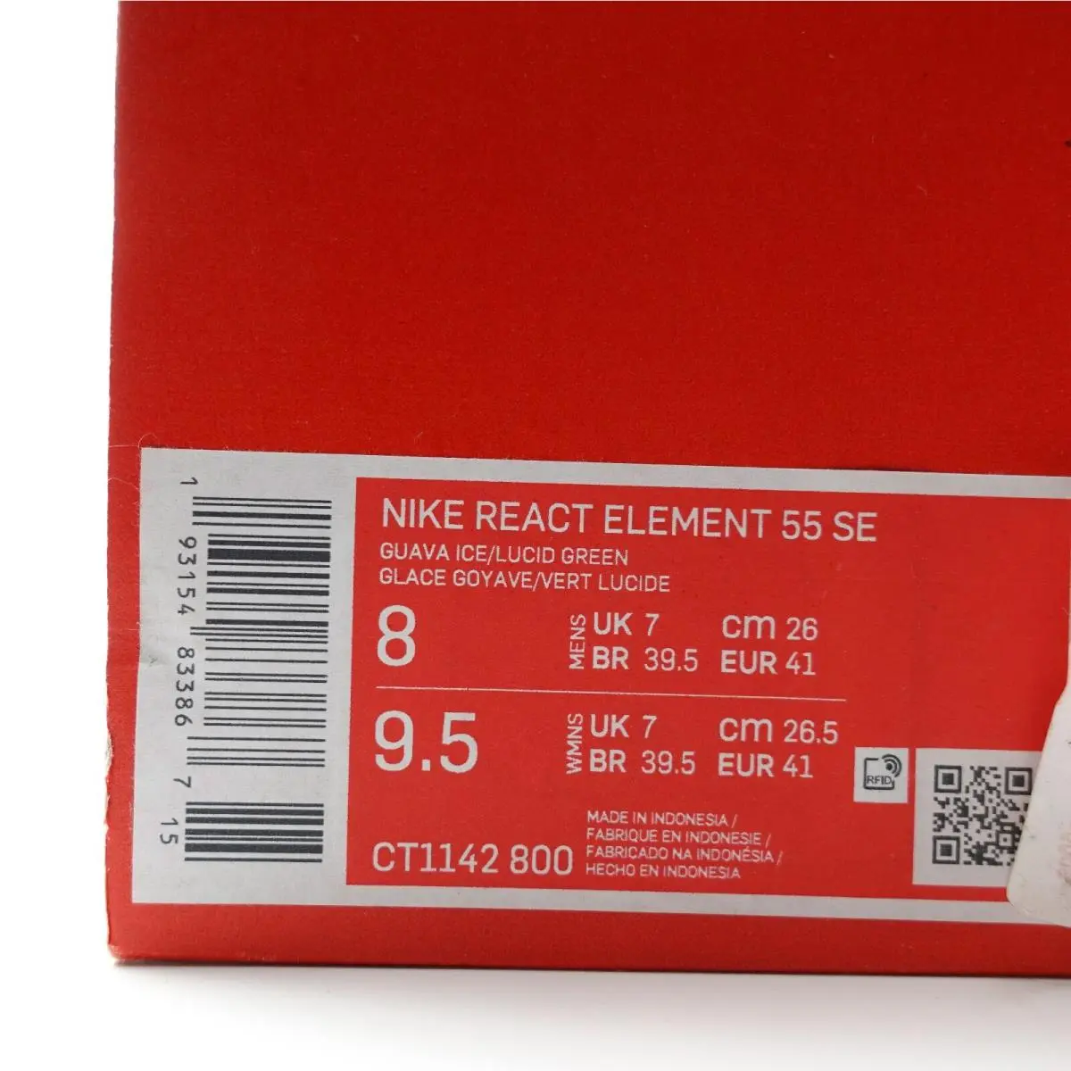 Nike shoes - Nike React Element - React Element - CT1142-800 - Multicolor 9