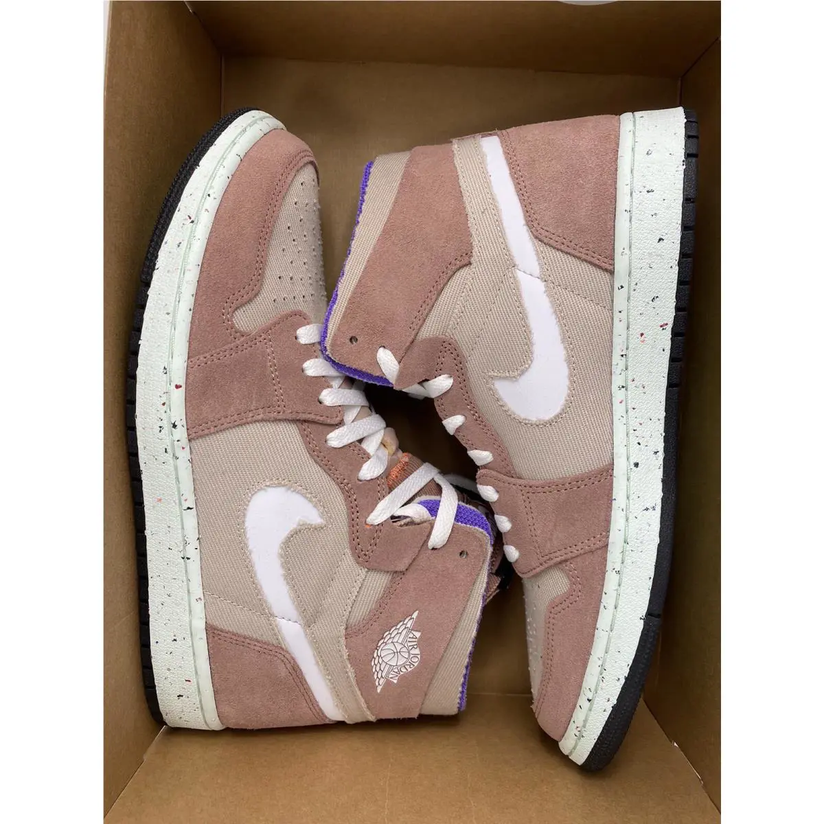 Nike shoes - Nike Air Jordan 1 - Air - CT0978 201 - Fossil Stone/White-Fossil Rose (UPC: 195869180496) 5