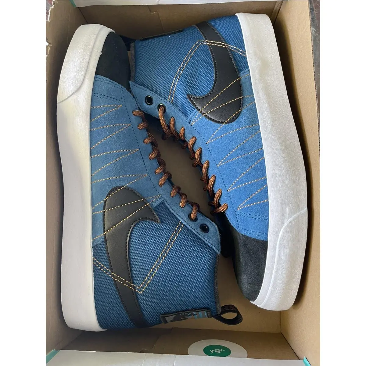 Nike shoes - SB ZOOM BLAZER MID - ZOOM BLAZER MID - DC8903-400 - Blue (UPC: 0195866057630) 4