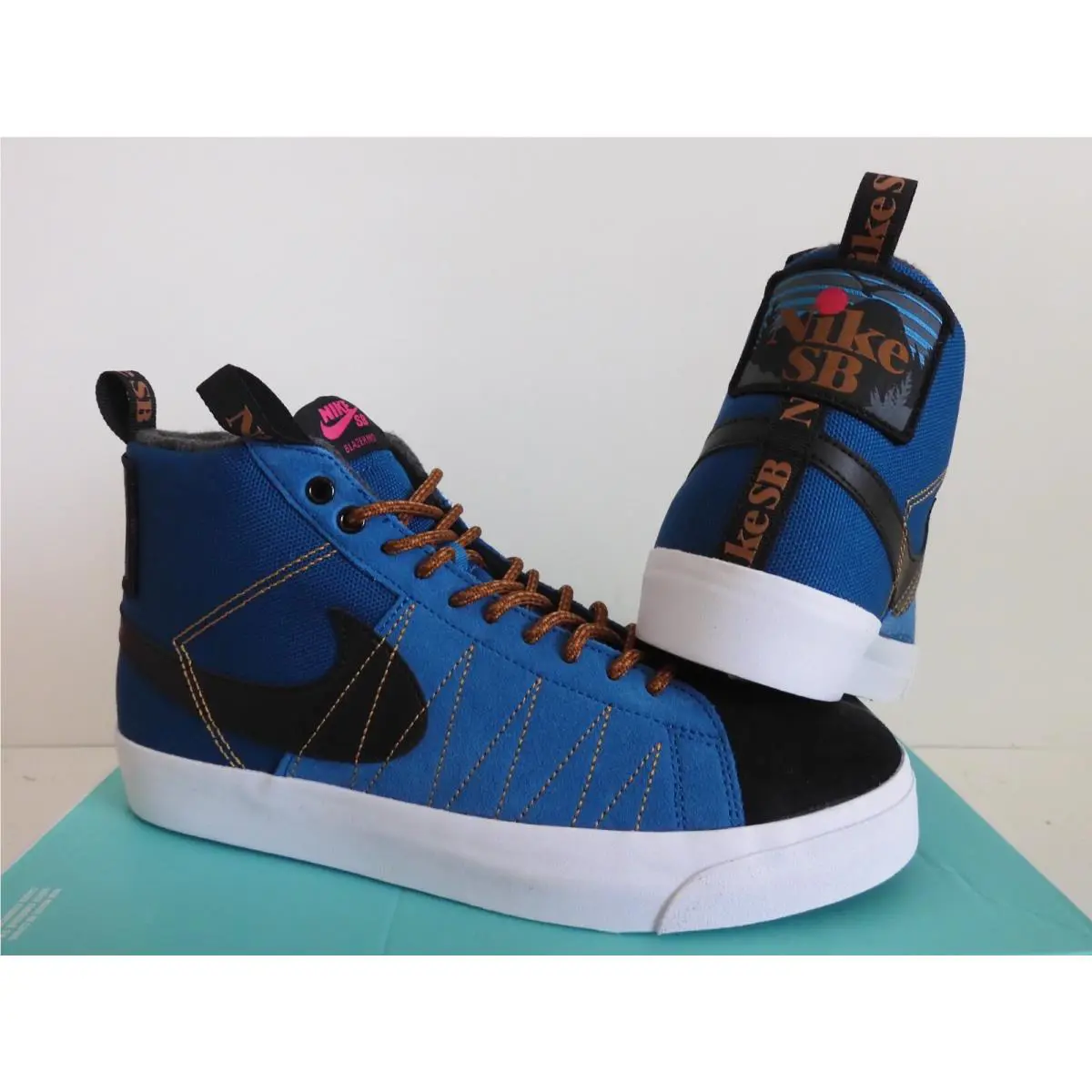Nike shoes - SB ZOOM BLAZER MID - ZOOM BLAZER MID - DC8903-400 - Blue (UPC: 0195866057623) 0