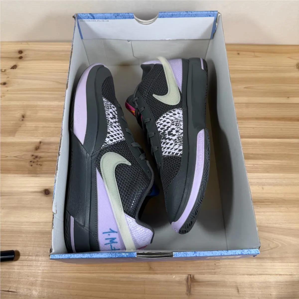 Nike shoes - Nike Ja 1 - FQ4796-001 - Black, Manufacturer: Iron Grey/Glow/Lilac Bloom/Light Photo Blue 0
