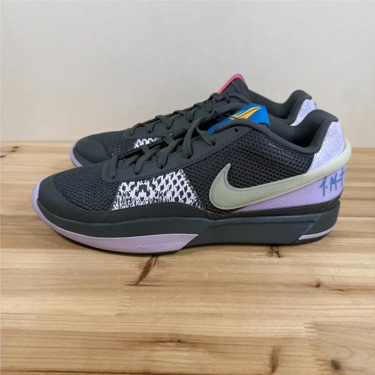 Nike shoes - Nike Ja 1 - FQ4796-001 - Black, Manufacturer: Iron Grey/Glow/Lilac Bloom/Light Photo Blue 2