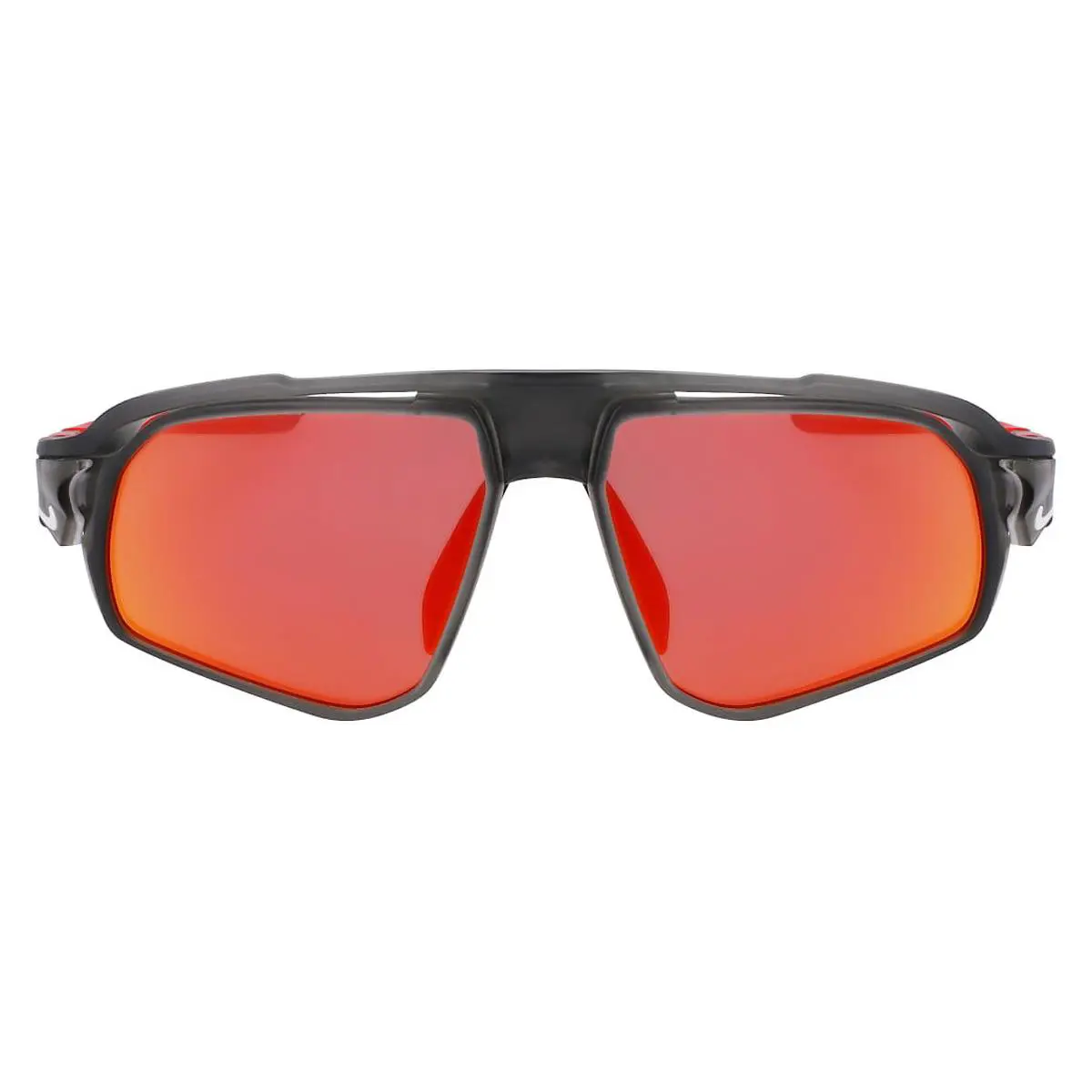 Nike Nik Sunglasses Matt Anthracte / Red Mirrored/clear 59mm