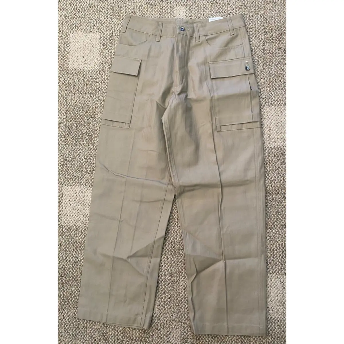 Life Cargo Pants Woven Baggy Lightweight FJ0323-247 Khaki Men`s 34 by Nike