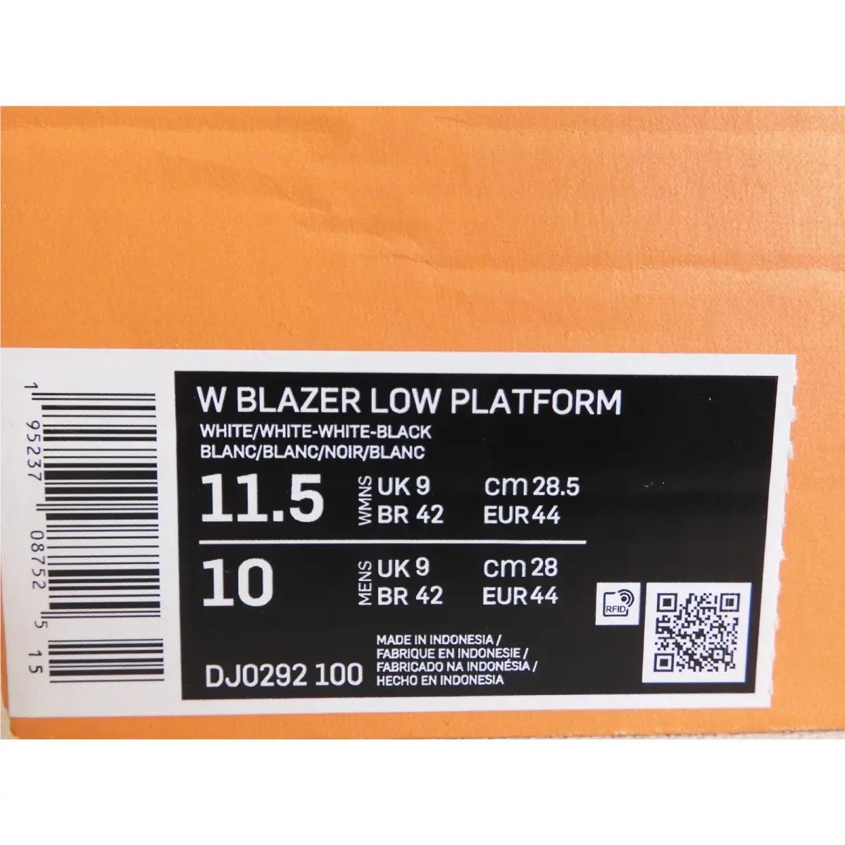 Nike shoes - Nike Blazer Low Platform - Blazer Low Platform - DJ0292100 - White (UPC: 195237087525) 3