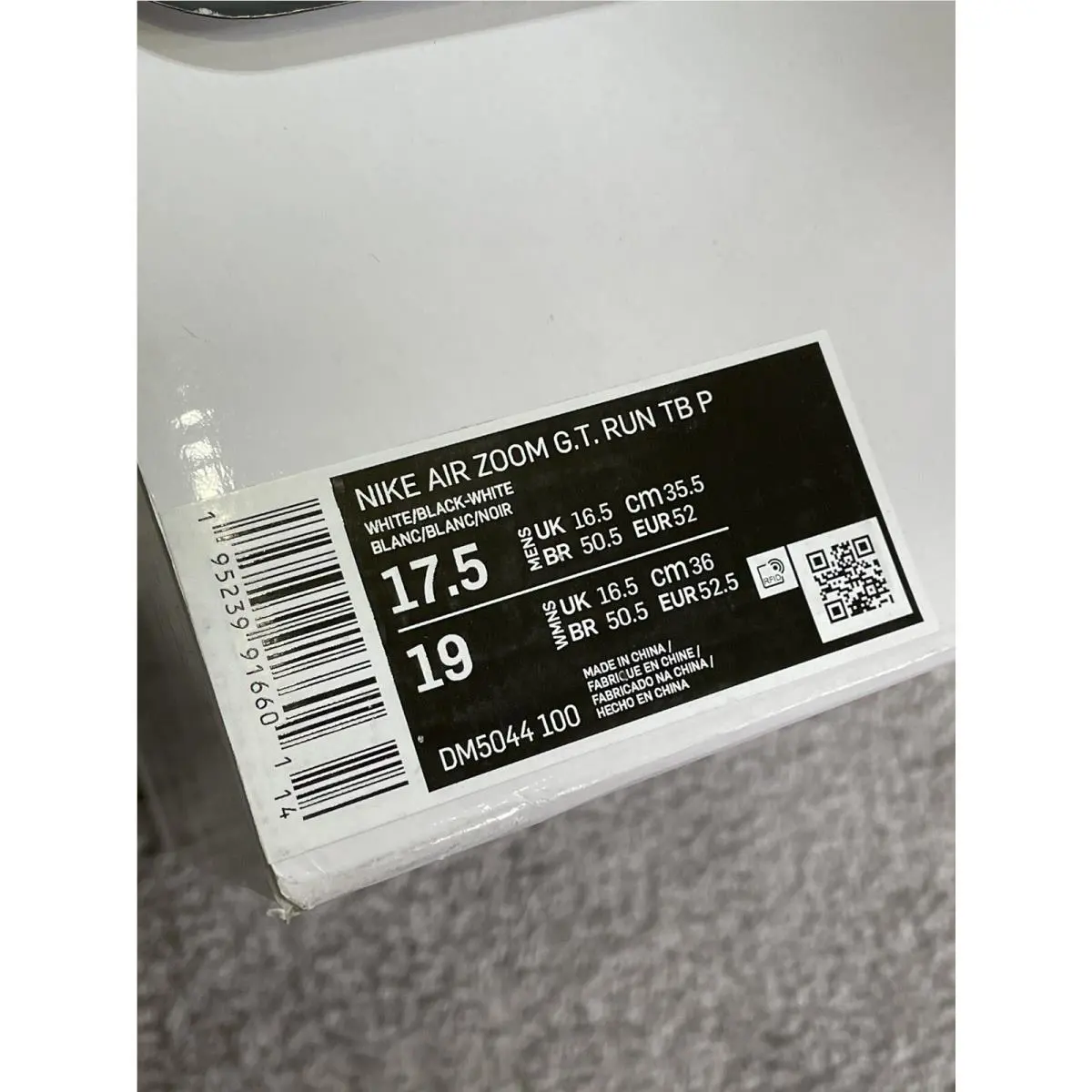 Nike shoes - Nike Zoom GT Run - Zoom Run - DM5044-100 - White (UPC: 195239916601) 6
