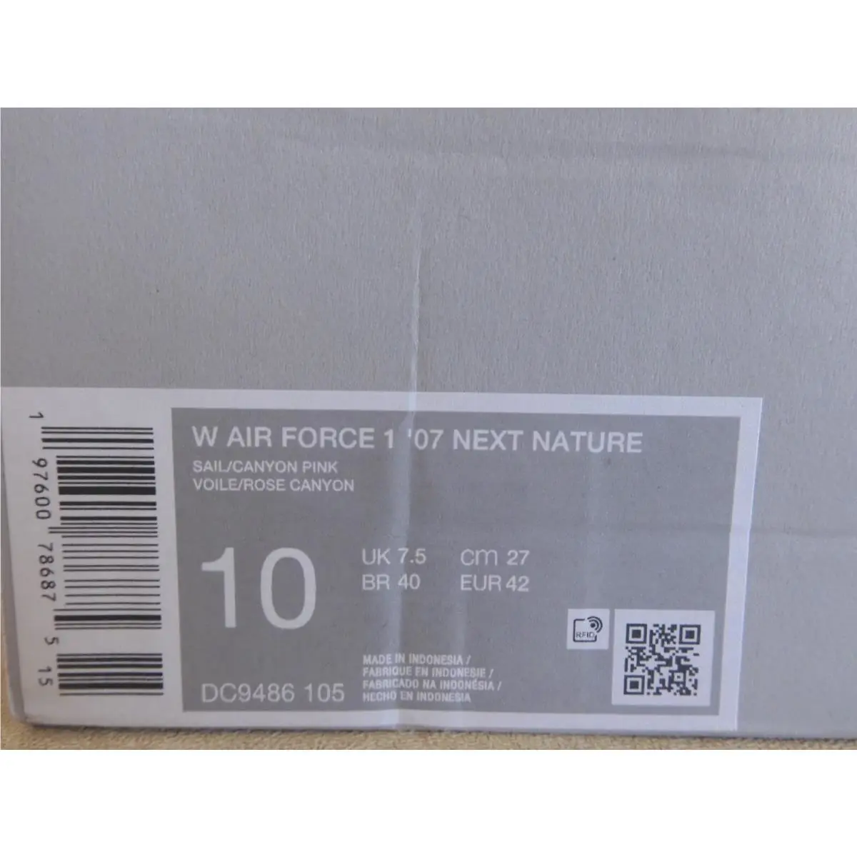 Nike shoes - Nike Air Force 1 `07 - DC9486-105 - Brown (UPC: 197600786875) 3