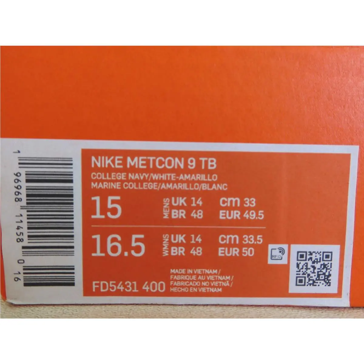 Nike shoes - Nike Metcon 9 - Metcon - FD5431 400 - Blue (UPC: 196968114580) 3