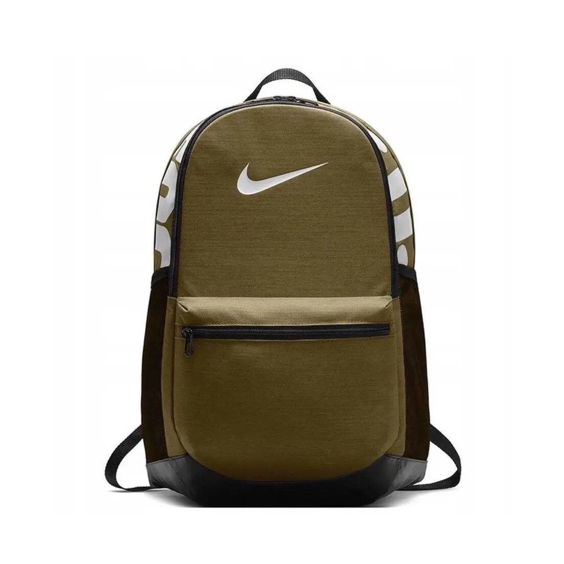 Nike Brasilia Medium School Training Gym Unisex Backpack Olive Flak Black Bags