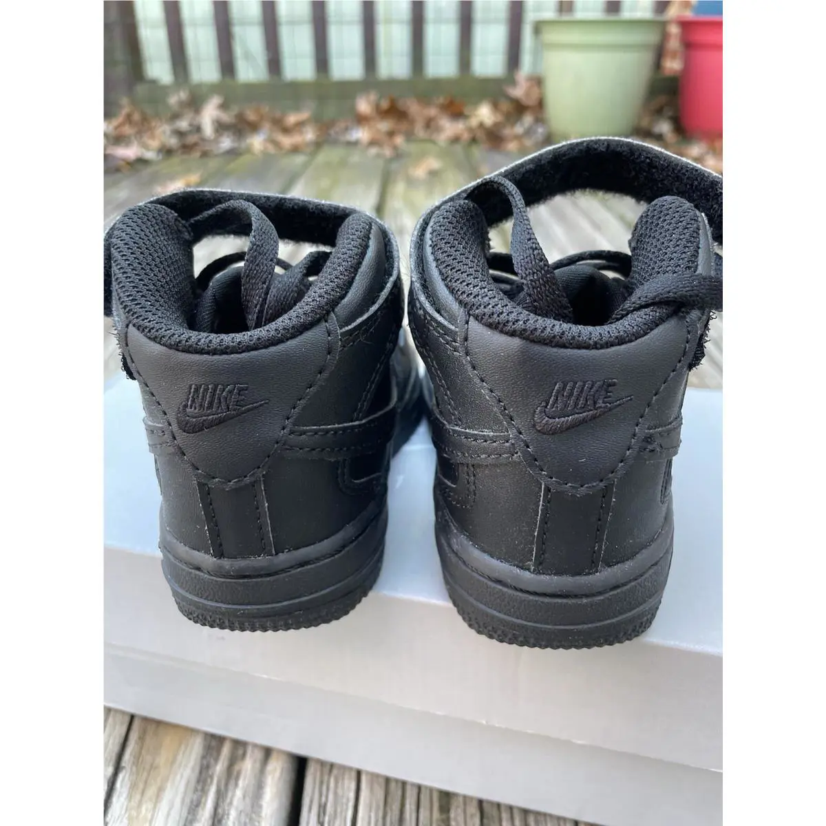Nike shoes - Nike Air Force 1 - Air Force - Black 1