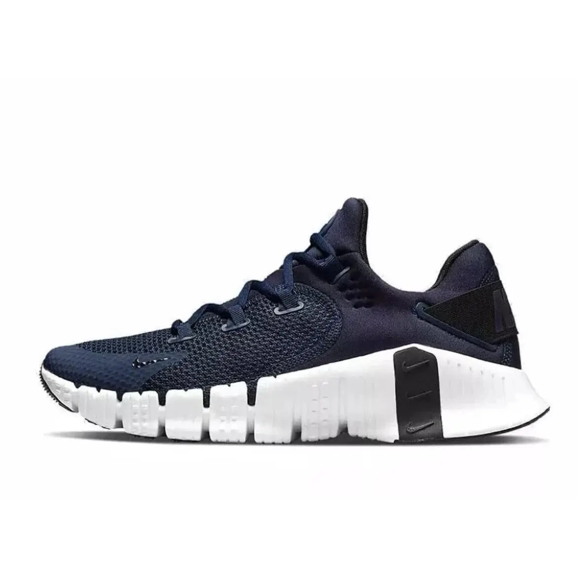 Nike Mens Size 11 Free Metcon 4 College Navy White Running Shoes CT3886-491 Nby