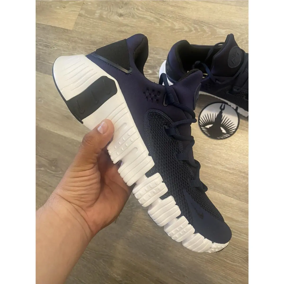 Nike shoes - Nike Free Metcon 4 - Free Metcon - CT3886-491 - College Navy/White/Black (UPC: 194957536269) 8