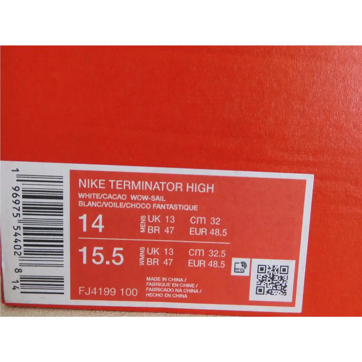 Nike shoes - Nike Terminator High - Terminator High - FJ4199-100 - White (UPC: 196975544028) 3