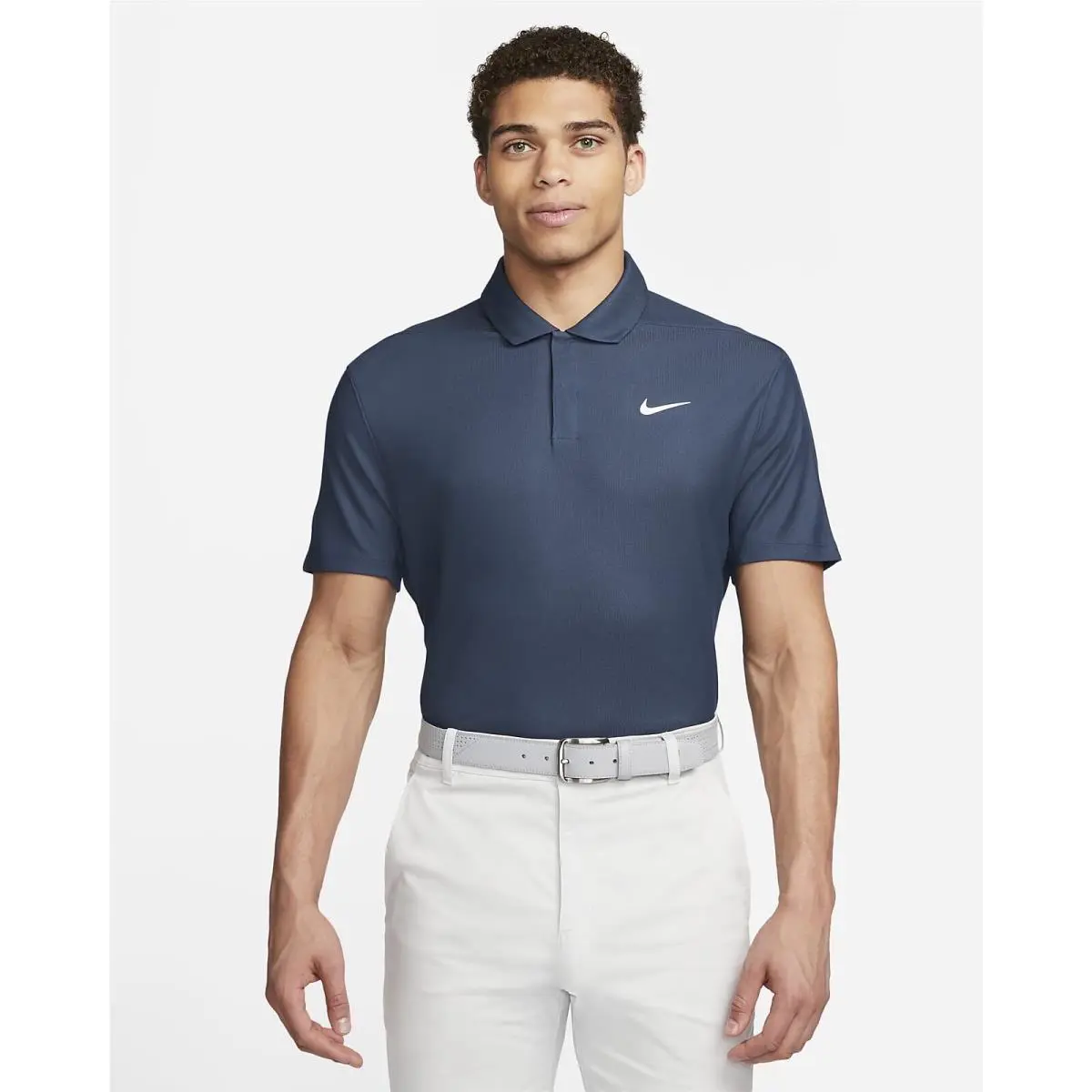 Nike clothing - Tiger Woods Dri Fit ADV Polo - Thunder Navy Midnight Blue 0