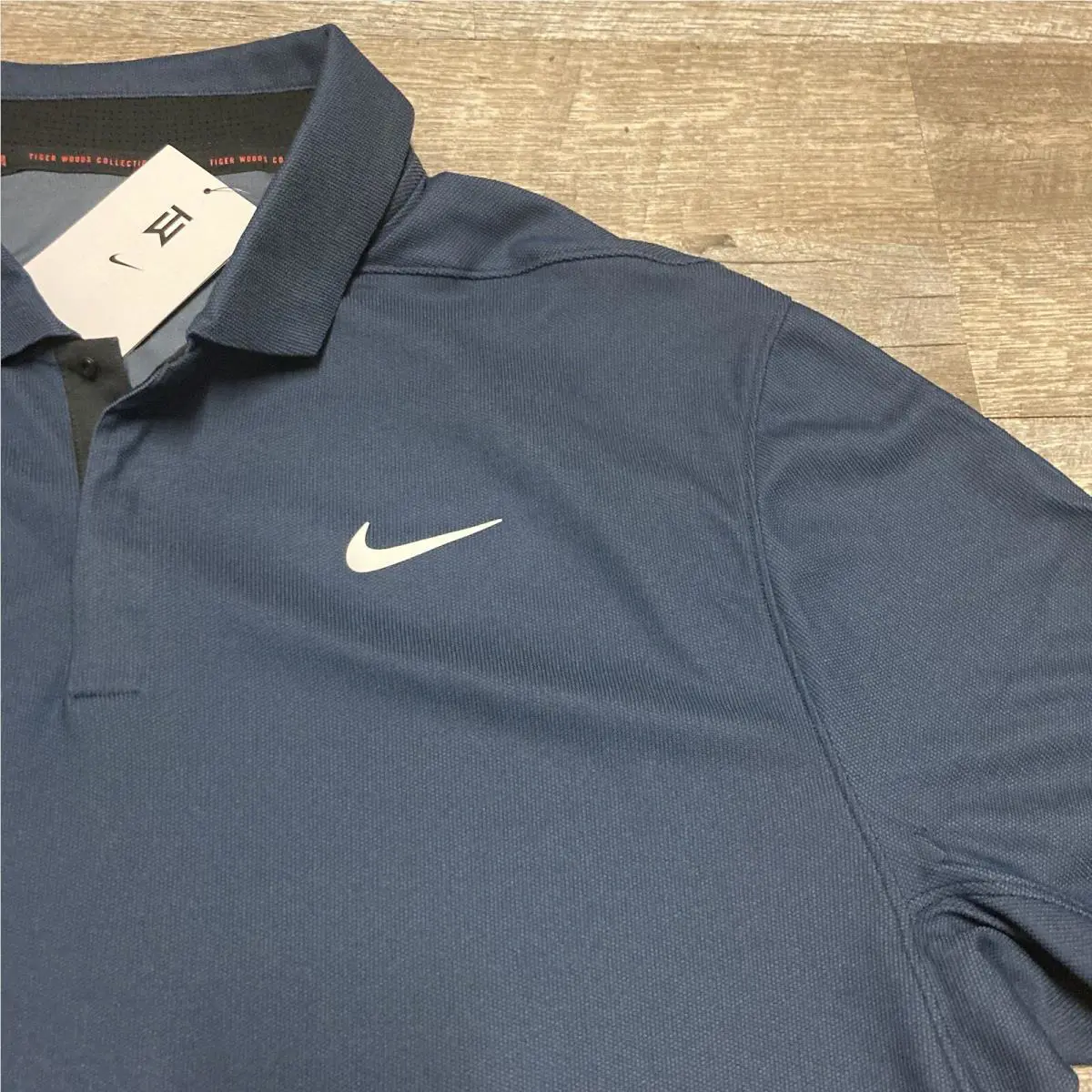 Nike clothing - Tiger Woods Dri Fit ADV Polo - Thunder Navy Midnight Blue 9