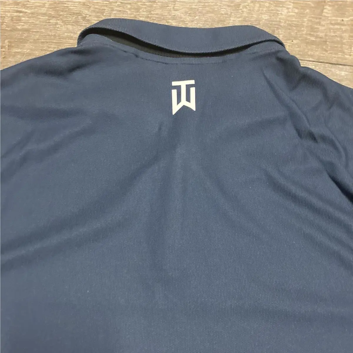 Nike clothing - Tiger Woods Dri Fit ADV Polo - Thunder Navy Midnight Blue 3