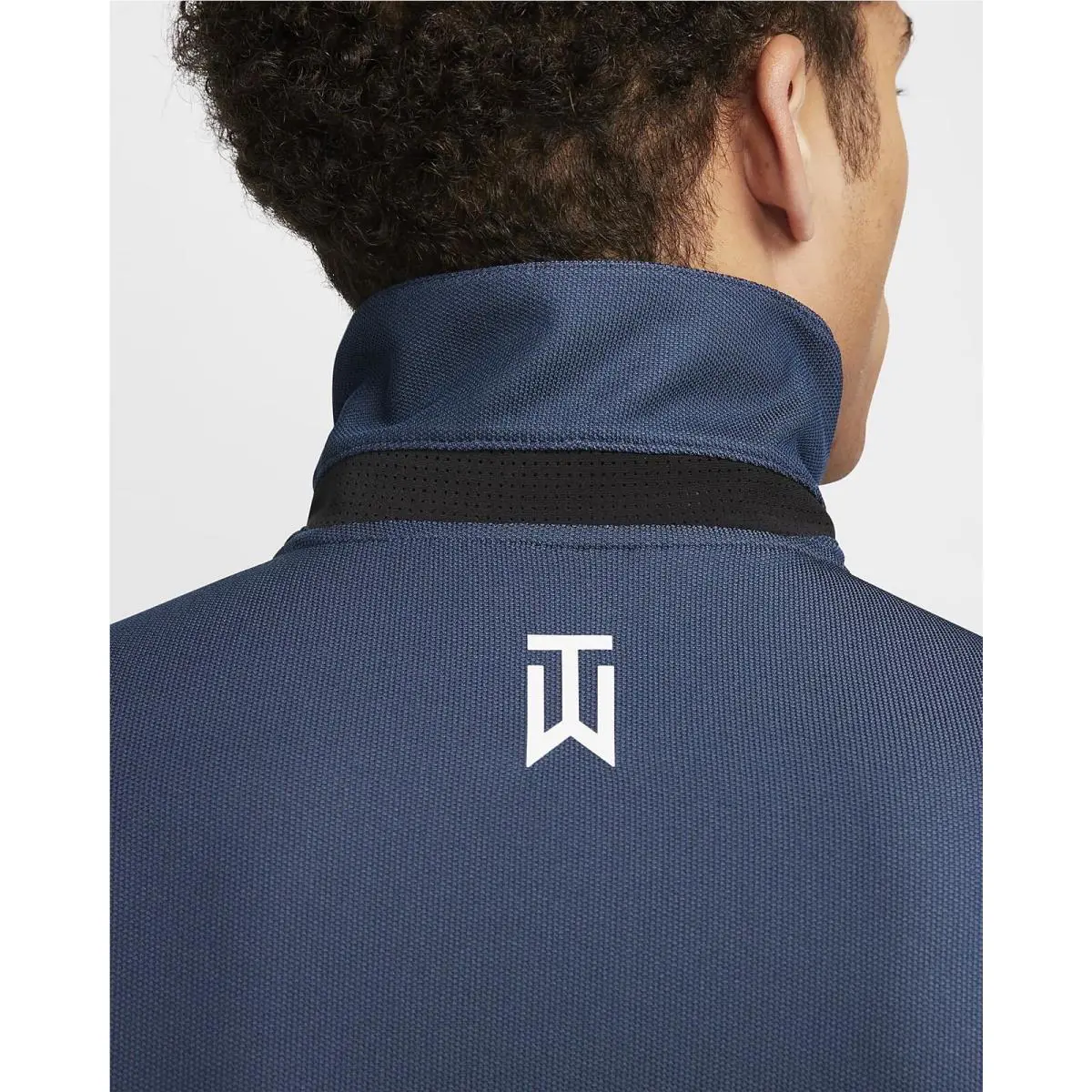 Nike clothing - Tiger Woods Dri Fit ADV Polo - Thunder Navy Midnight Blue 7