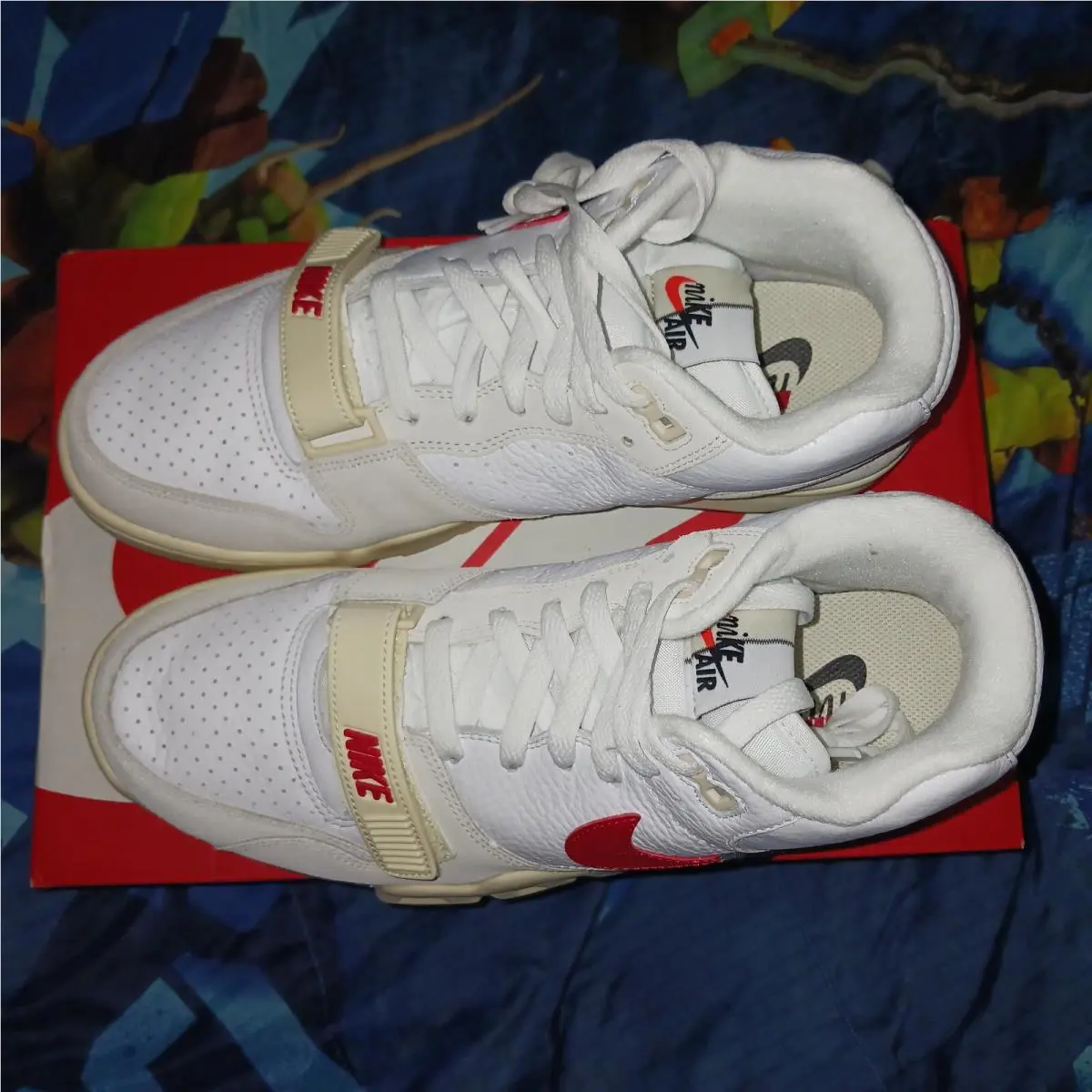 Nike shoes - Nike Air Trainer 1 - Air Trainer - DZ2547-100 - White/Black/Coconut Milk/University Red 0