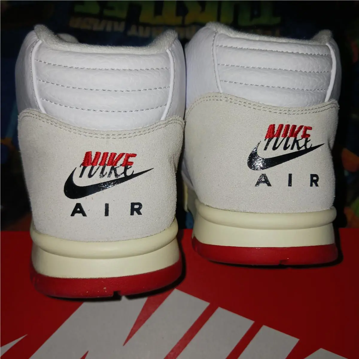 Nike shoes - Nike Air Trainer 1 - Air Trainer - DZ2547-100 - White/Black/Coconut Milk/University Red 6