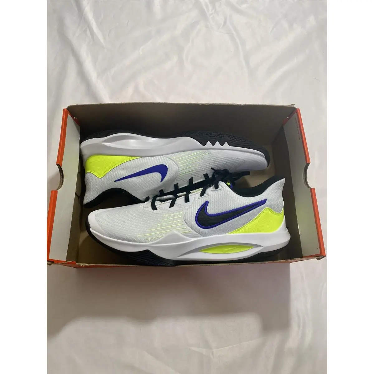Mens Size 13 White Nike Precision V Basketball Shoes CW3403 100