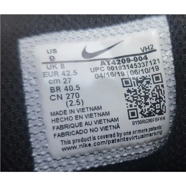 Nike shoes - Nike VTR - VTR - AT4209-004 - Black (UPC: 00193145337121) 6