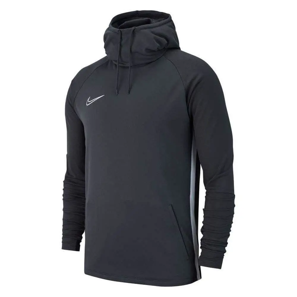 Nike Dri-fit Hoodie Academy 19 Jacket Anthracite/white Small - Anthracite/White