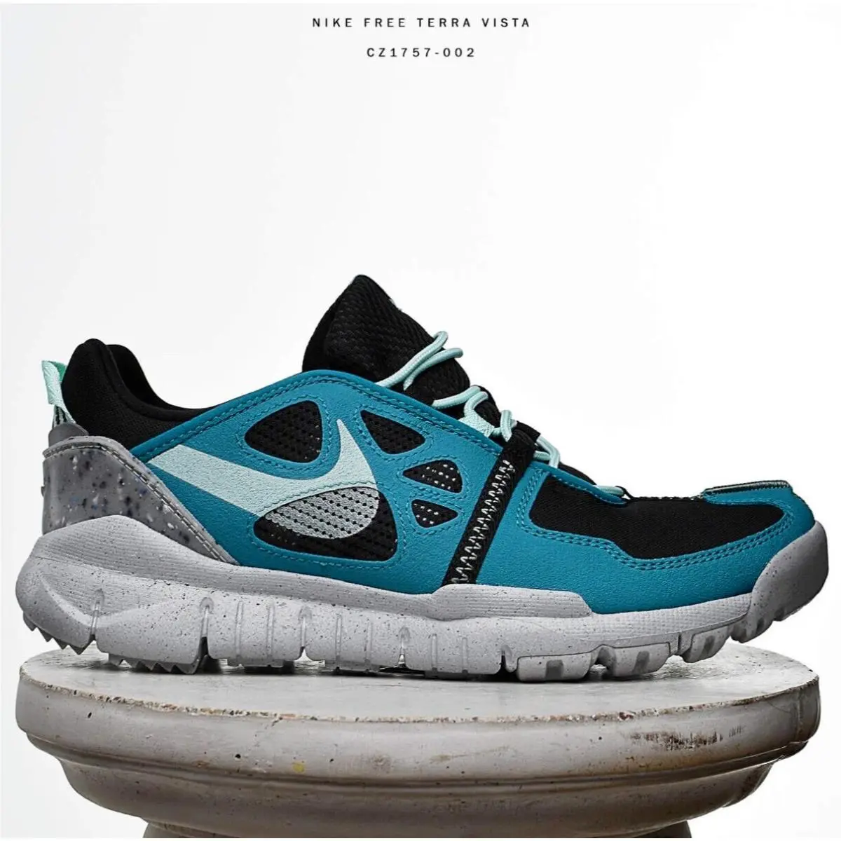 Nike shoes - Nike Free Terra Vista - Free Terra Vista - CZ1757-002 - Black/Bright Spruce/Oil Green/Mint Foam 8