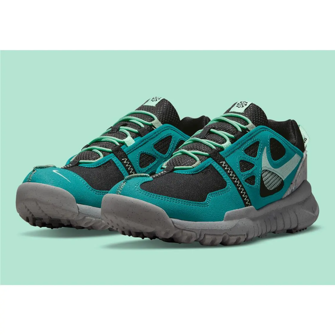 Nike shoes - Nike Free Terra Vista - Free Terra Vista - CZ1757-002 - Black/Bright Spruce/Oil Green/Mint Foam 14