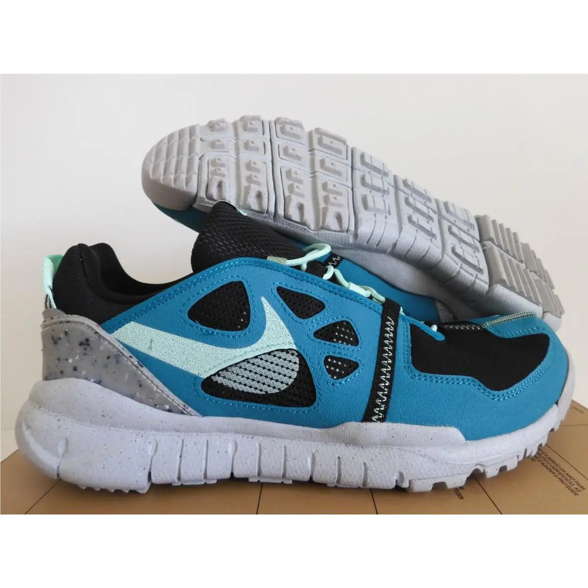 Nike Free Terra Vista Next Nature Black-mint Foam-spruce Sz 14 CZ1757-002 - Black