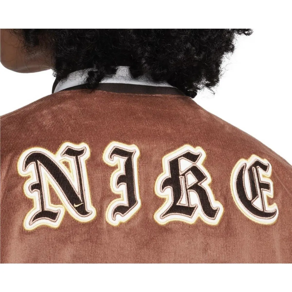 Nike clothing - Nike Sportswear Corduroy Bomber Jacket - FQ6159256 - Brown (UPC: 0196973950432) 5
