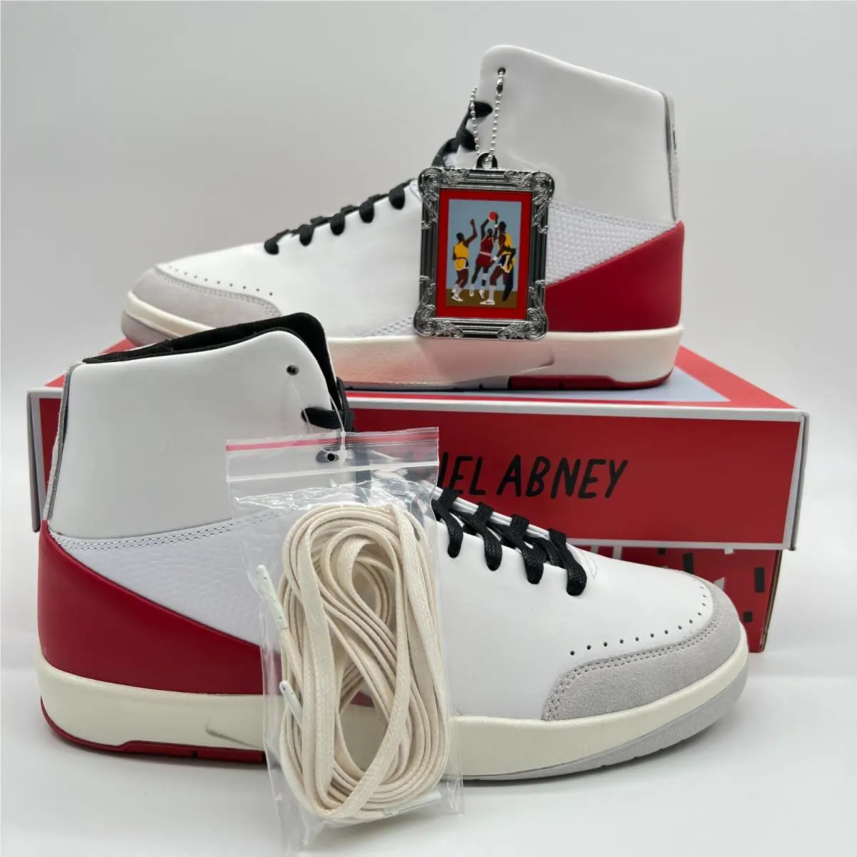 Nike shoes - Air Jordan 2 - Air - DQ0558-160 - White, Manufacturer: White/Gym Red/Gym Red/Sail/Black 0