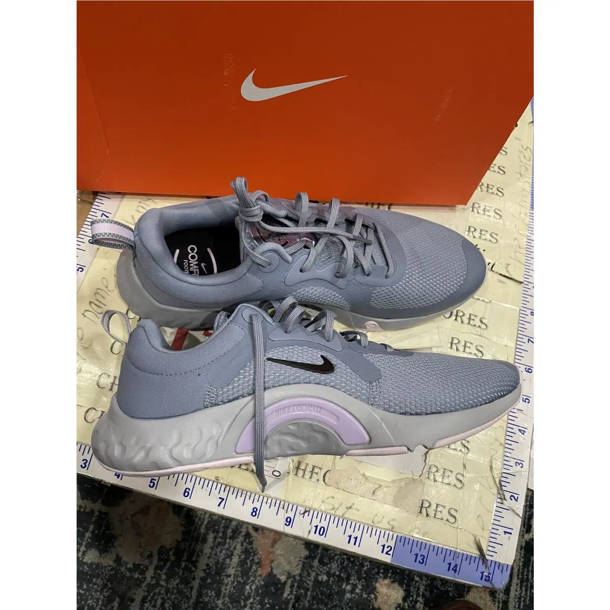 Nike shoes - Women`s Nike Renew In Season TR 11 - CW7136 003349 556 - Ashen Slate Black Wolf Grey, Manufacturer: Venice/Blackened Blue (UPC: 0195866300873) 5