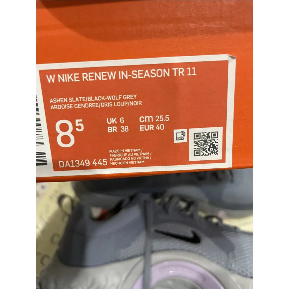 Nike shoes - Women`s Nike Renew In Season TR 11 - CW7136 003349 556 - Ashen Slate Black Wolf Grey, Manufacturer: Venice/Blackened Blue (UPC: 0195866300873) 6