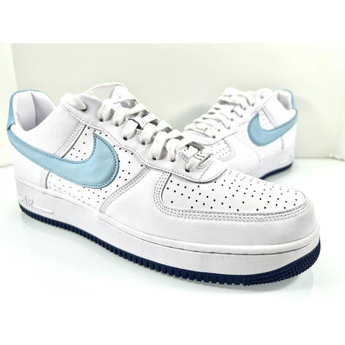 Nike shoes - Air Jordan 1 Mid - Air Mid - DQ9200-100 - White/Blue Gale-White 0