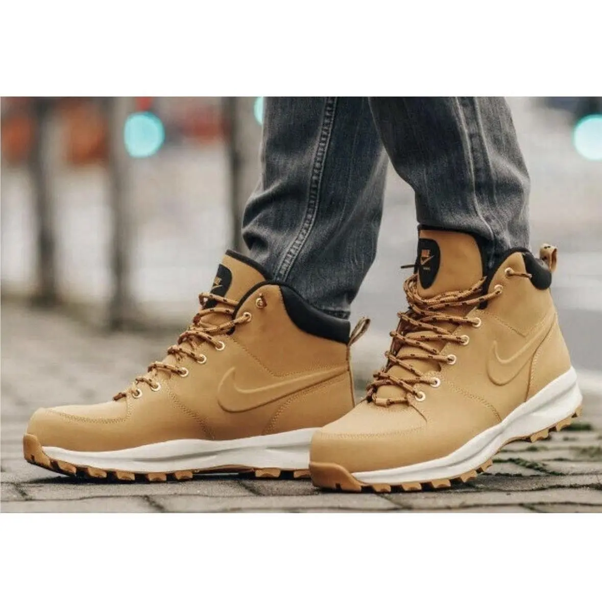 Nike shoes - Nike Manoa Leather - Manoa Leather - 454350-700 - Beige 0