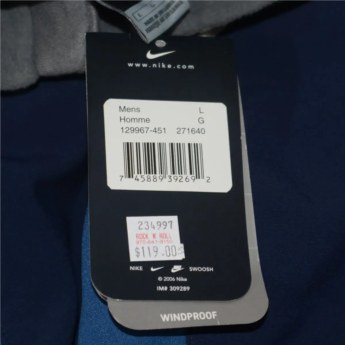 Nike clothing - 129967-451 - 129967-451 - Blue (UPC: 0745889392692) 7