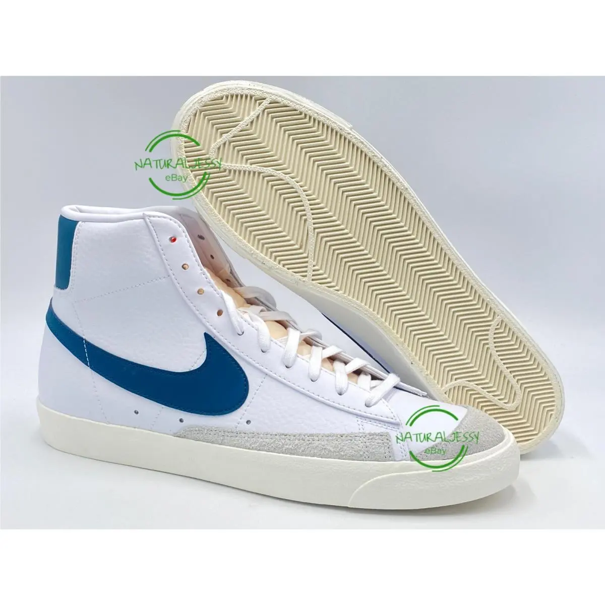 Nike Blazer Mid `77 Vntg White/dark Teal BQ6806 112 US Men SZ 13