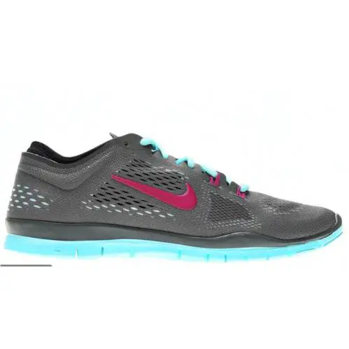 Nike Free 5.0 TR Fit 4 Dark Gray Blue Magenta Size 9.5 Womens 629496 004 - Gray
