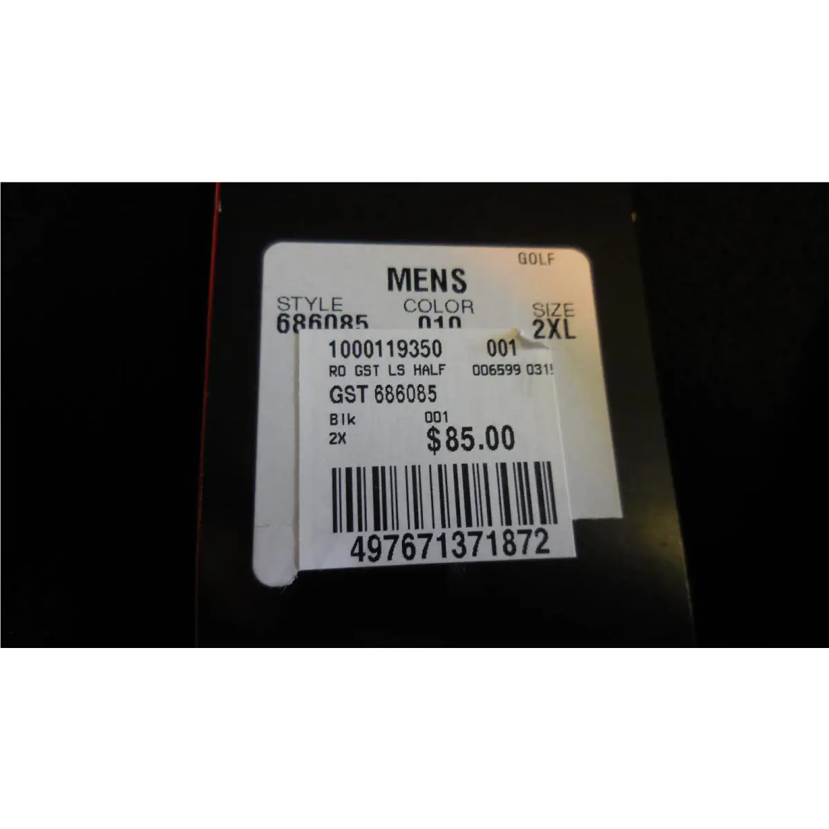 Nike clothing - Black (UPC: 497671371872) 3