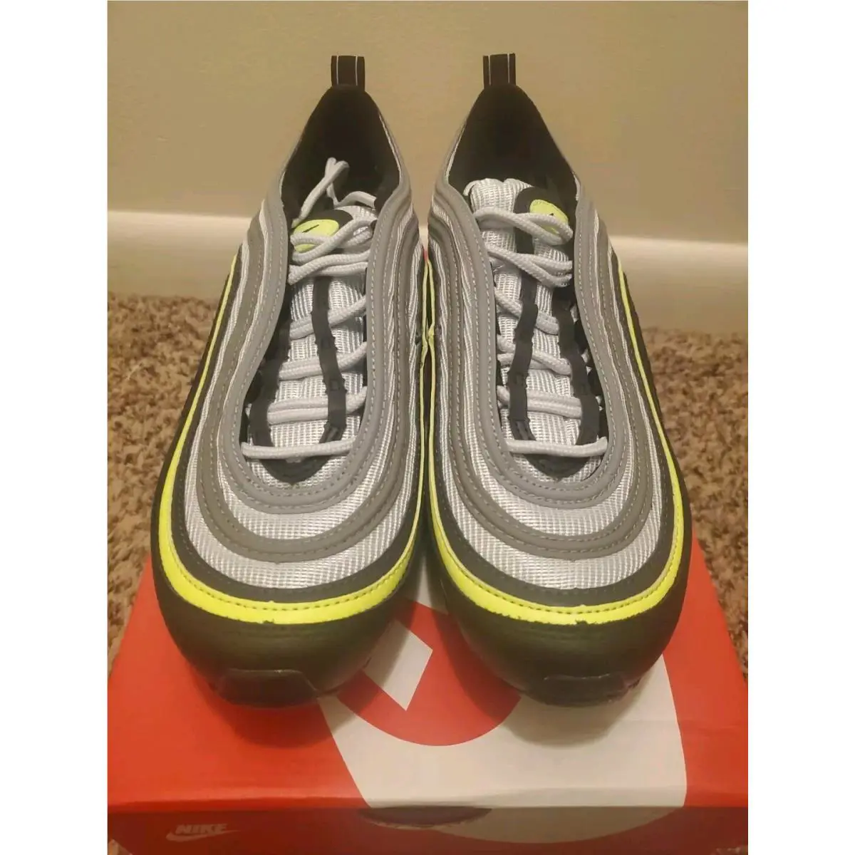 Nike shoes - Nike air Max 97 GS - DX4734-001 - Black, Grey, Green and white (UPC: 196605009255) 0