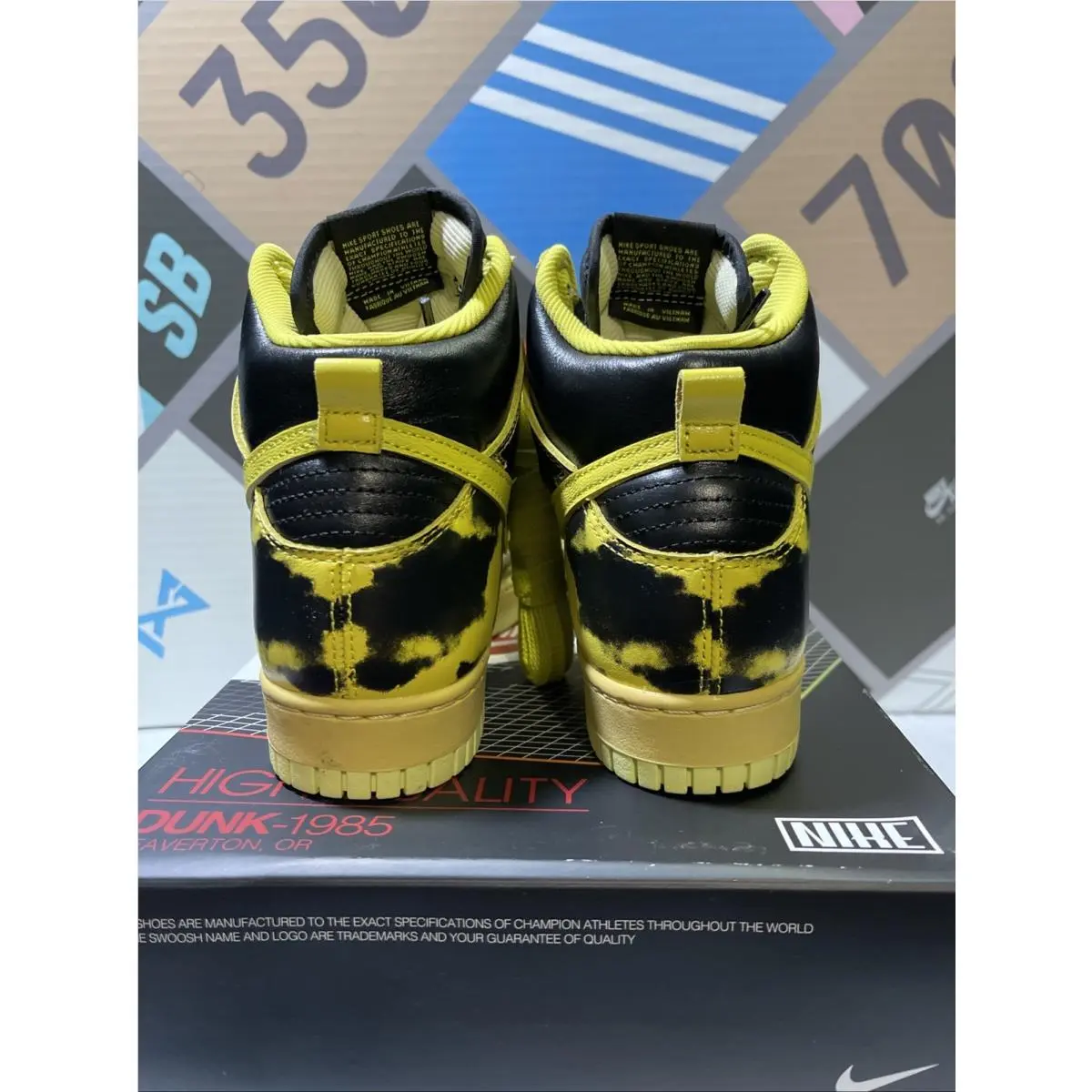 Nike shoes - Nike Dunk - Dunk - DD9404-001 - Yellow 4
