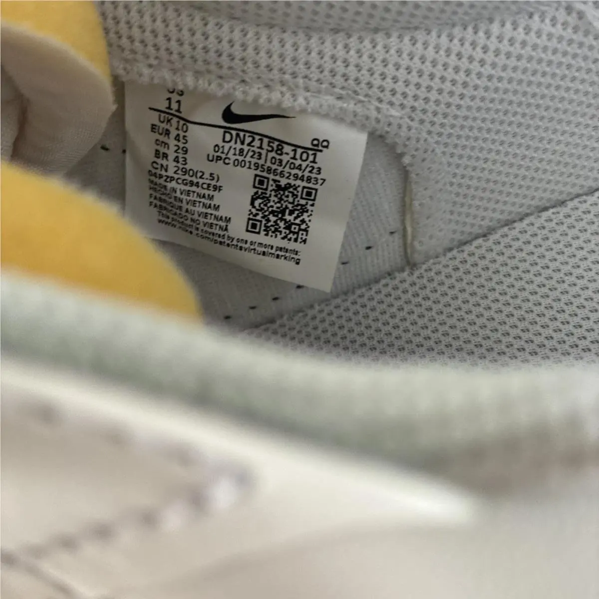 Nike shoes - Nike Blazer - Blazer - DQ1470-101 - White, Manufacturer: White/Black 4