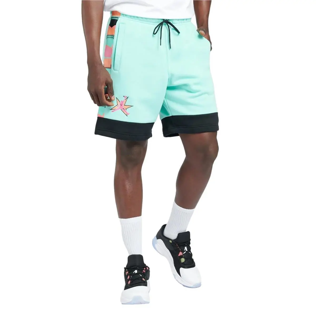 Jordan Jumpman Air AJ11 Fleece Shorts Men`s sz 2XL / Tropical Twist Basketball