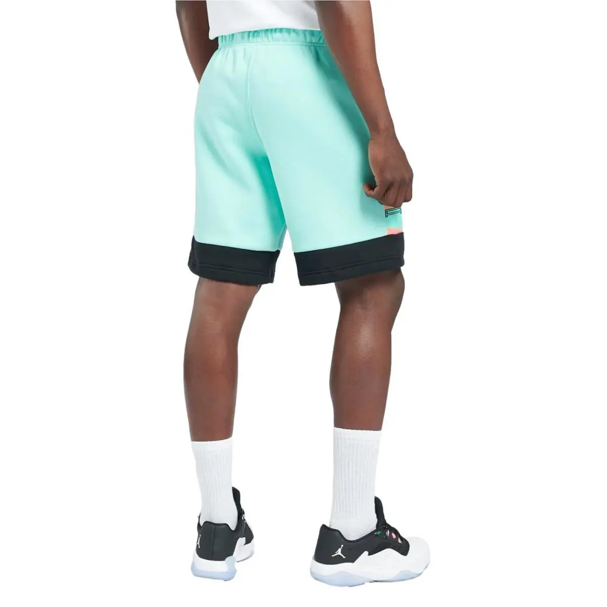 Nike clothing - Jumpman Air Fleece Shorts - Jumpman Air Fleece Shorts - DD5279 307 - Tropical Twist (UPC: 194957906147) 0