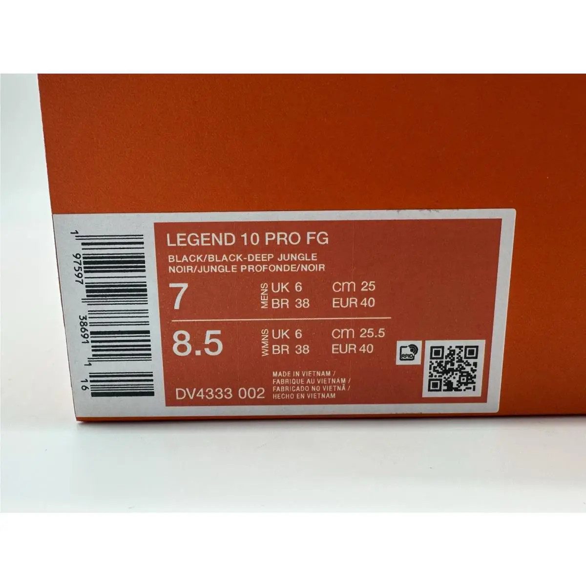 Nike shoes - Nike Legend 10 Pro FG - DV4333-002 - Black (UPC: 197597386911) 9